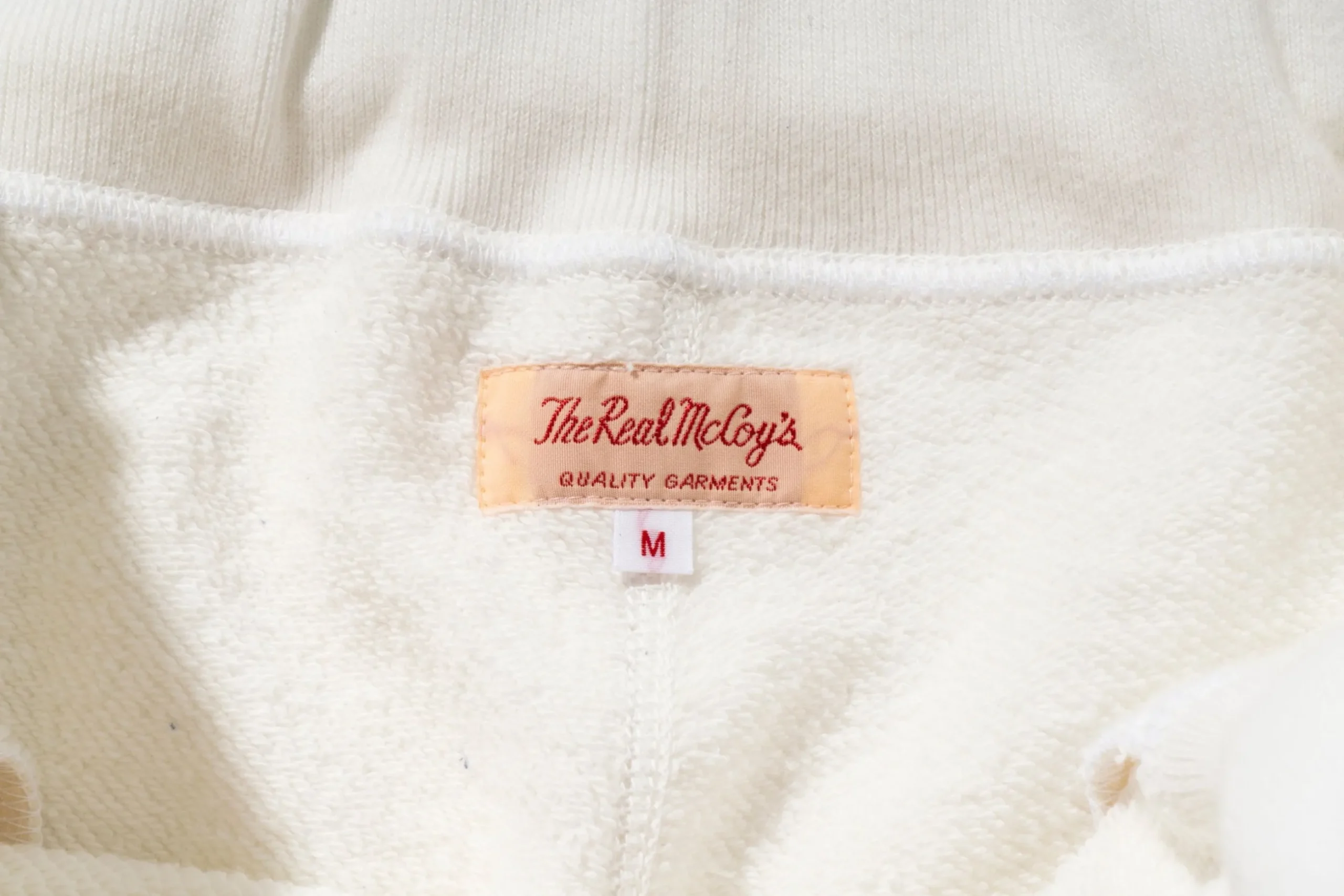 Shorts-Joe McCoy 9Oz. Loopwheel Sweatshorts 011 Milk