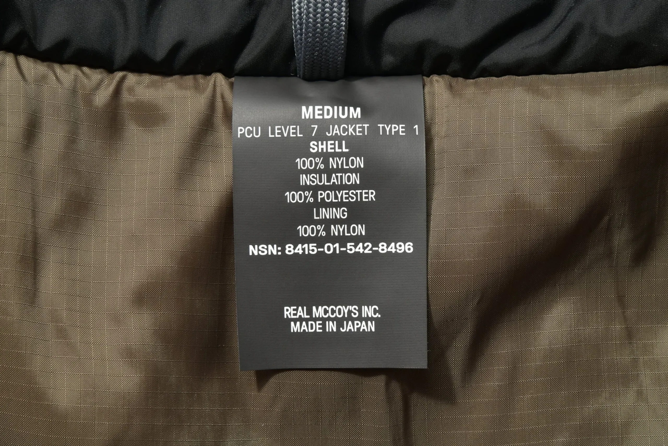 Recreation-The Real McCoy's Pcu Level 7, Type 1 030 Black