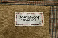 Recreation-Joe McCoy Plaid-Check Rain Weather Coat Brown