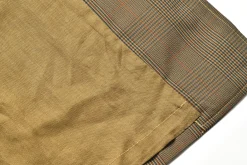 Recreation-Joe McCoy Plaid-Check Rain Weather Coat Brown