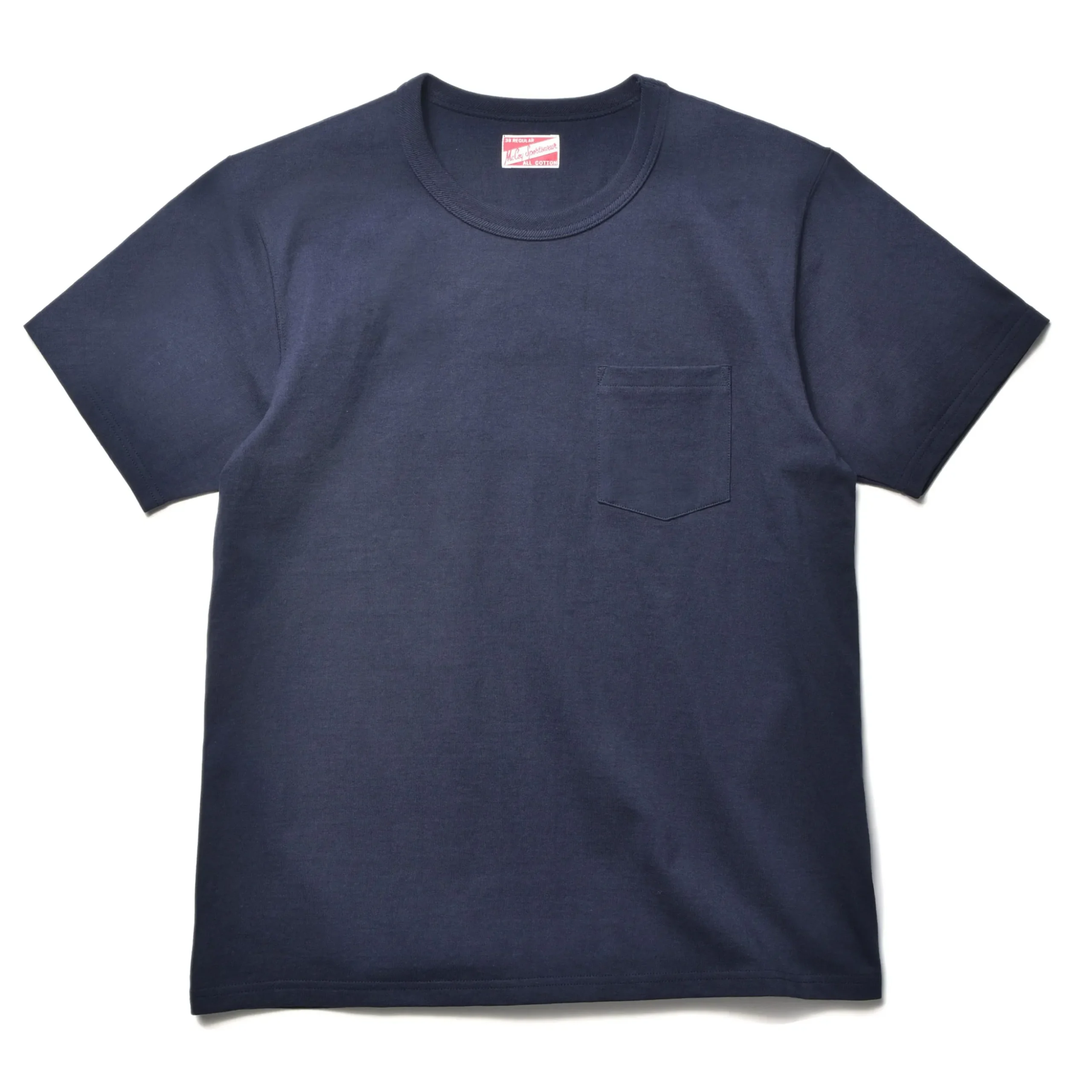 T-Shirts-Joe McCoy Pocket Tee 140 Navy