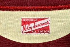 Sweatshirts-Joe McCoy Rayon Athletic Jersey 90 Red