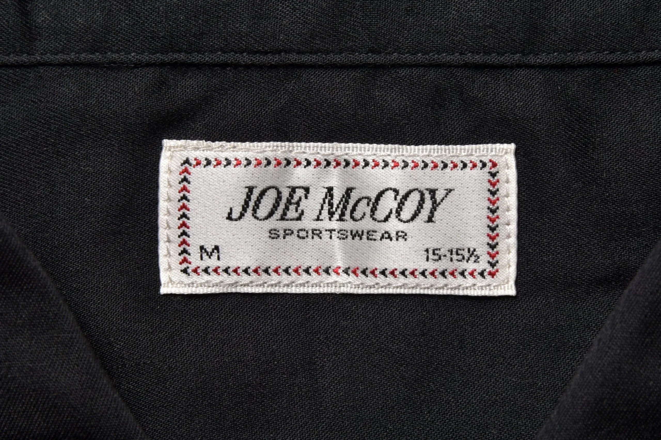 Shirts-Joe McCoy Rayon Bowling Shirt 030 Black