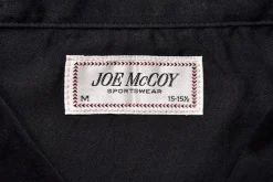 Shirts-Joe McCoy Rayon Bowling Shirt / Jolly Roger 030 Black