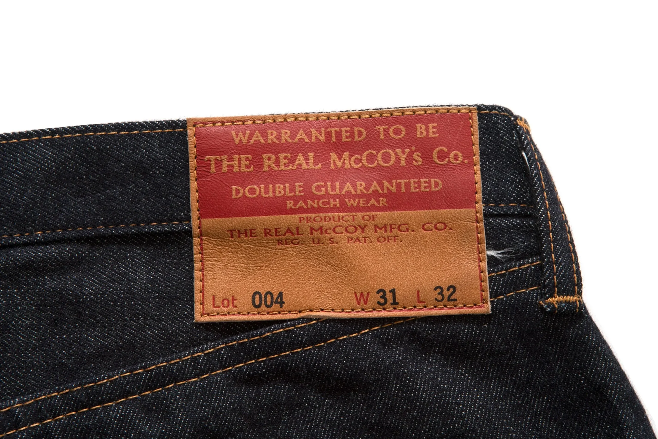 Denim-Joe McCoy Real Mccoy'S Lot.004 Denim 141 Indigo