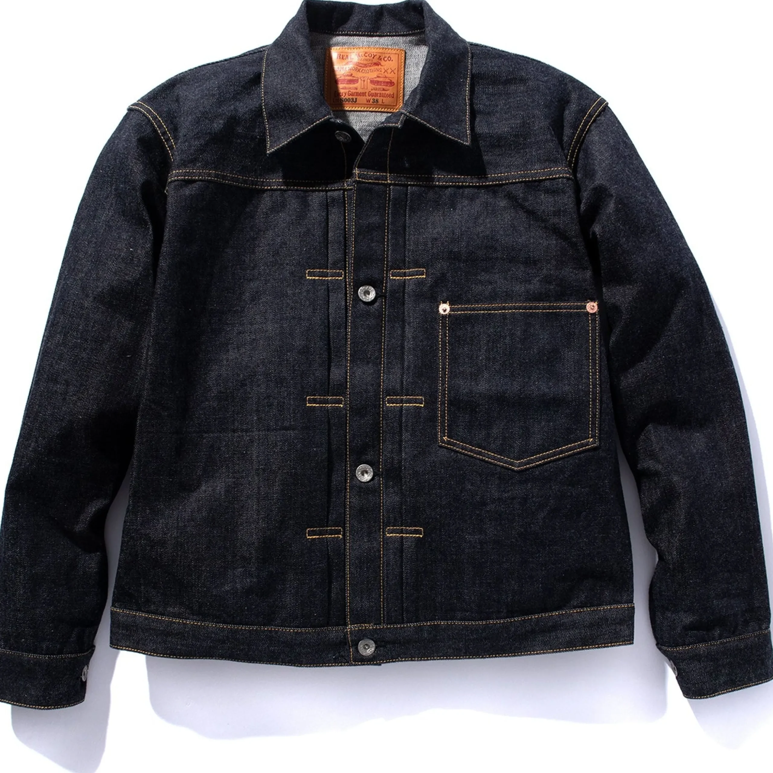 Denim-The Real McCoy's Real Mccoy'S Lot.S003J 141 Indigo