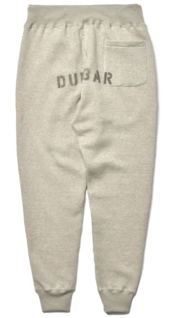Sweatpants-Joe McCoy Ribbed Sweatpants / Dunbar Stencil 013 Oatmeal