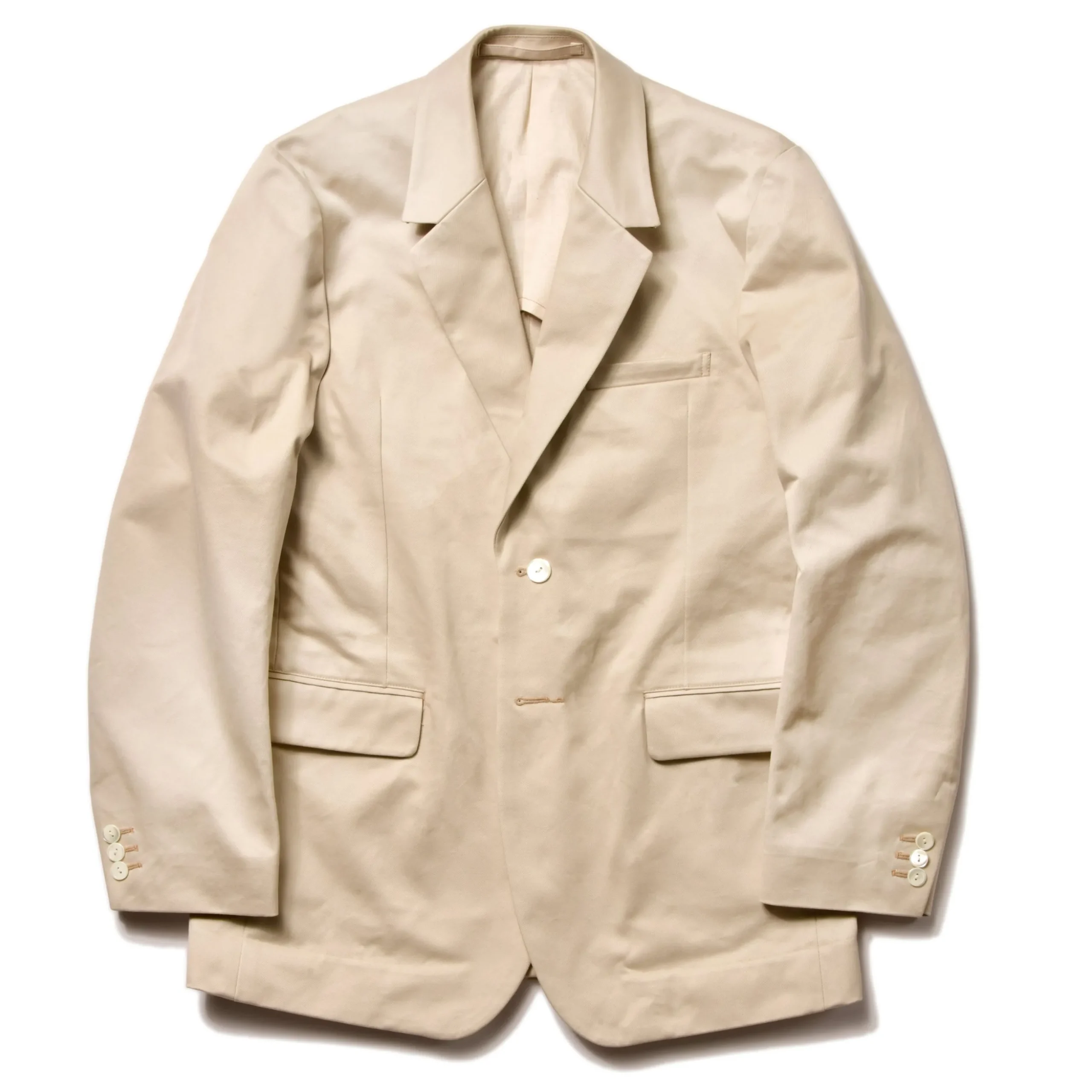Recreation-Joe McCoy 1950S Cotton Chino Sports Coat / Beige