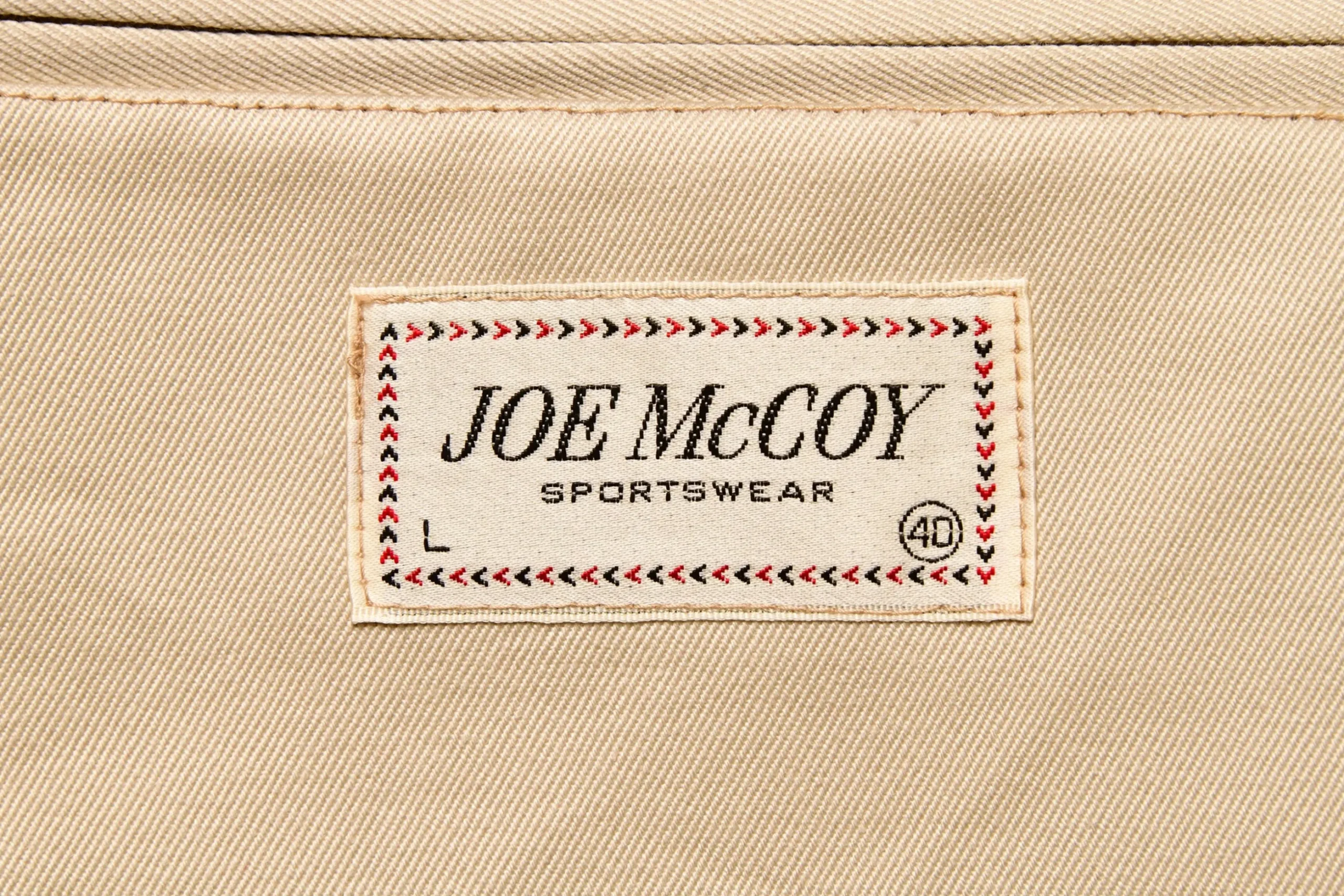 Recreation-Joe McCoy 1950S Cotton Chino Sports Coat / Beige