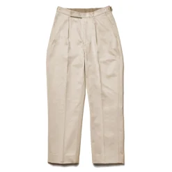 Pants-Joe McCoy 1950S Cotton Chino Trousers / Beige
