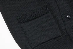 Knitwear-Joe McCoy 30S Hooded Knit Sweater Black