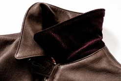 Leather-Joe McCoy 30S Leather Sports Jacket / Freeman (Deerskin) Brown