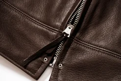 Leather-Joe McCoy 30S Leather Sports Jacket / Freeman (Deerskin) Brown