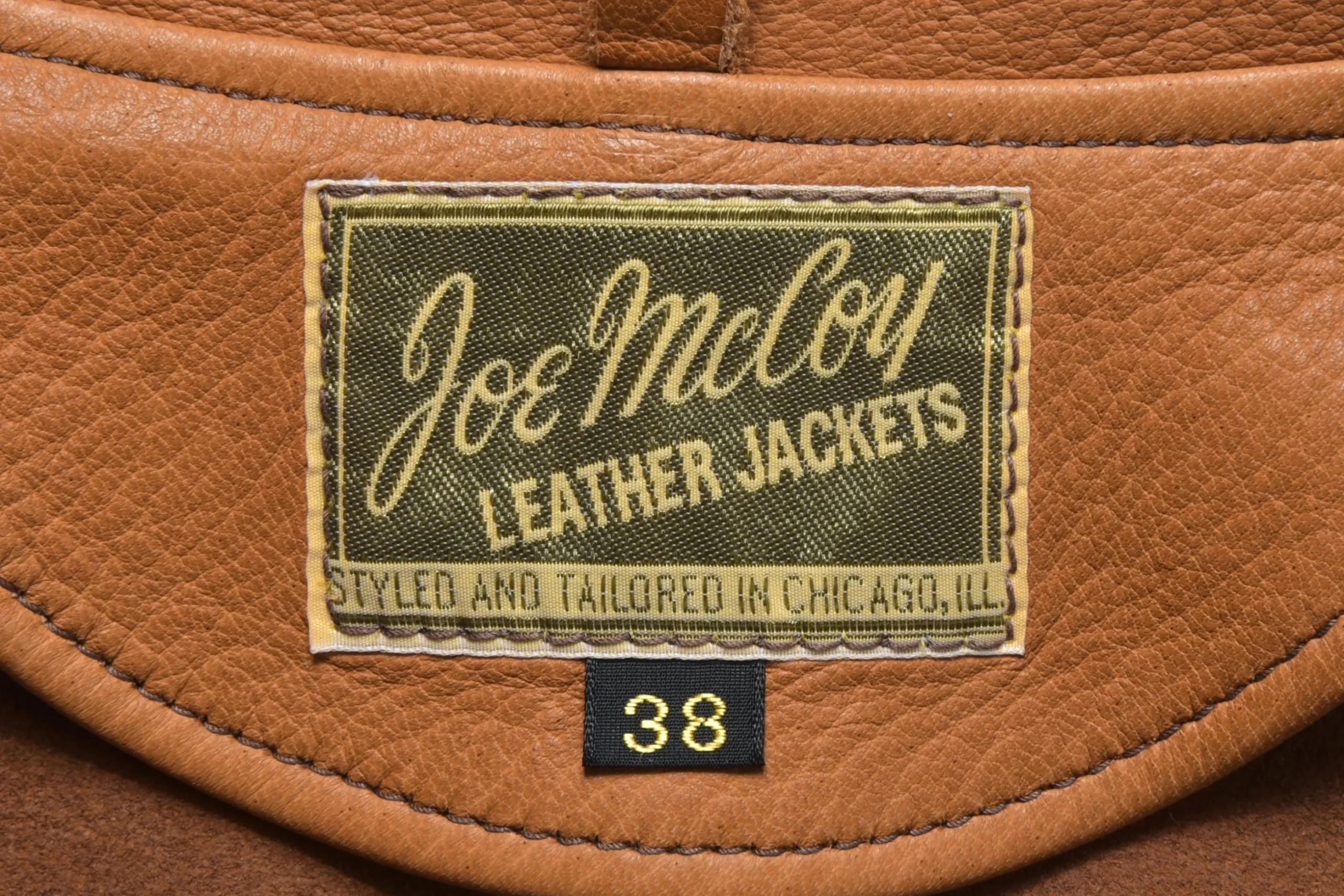 Leather-Joe McCoy 30'S Sports Jacket / Dillinger Brown