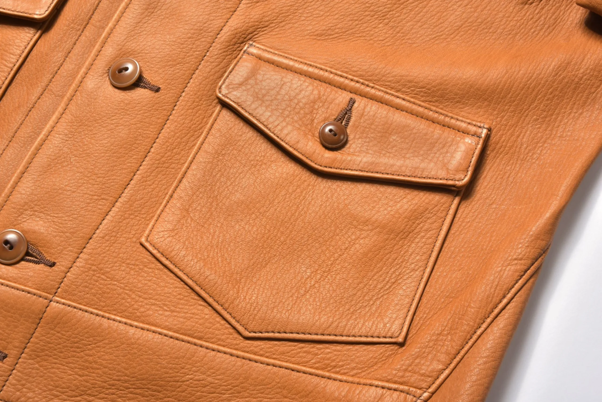 Leather-Joe McCoy 30'S Sports Jacket / Dillinger Brown