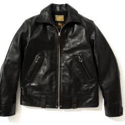 Leather-Joe McCoy 30S Sports Jacket / Mobster 030 Black
