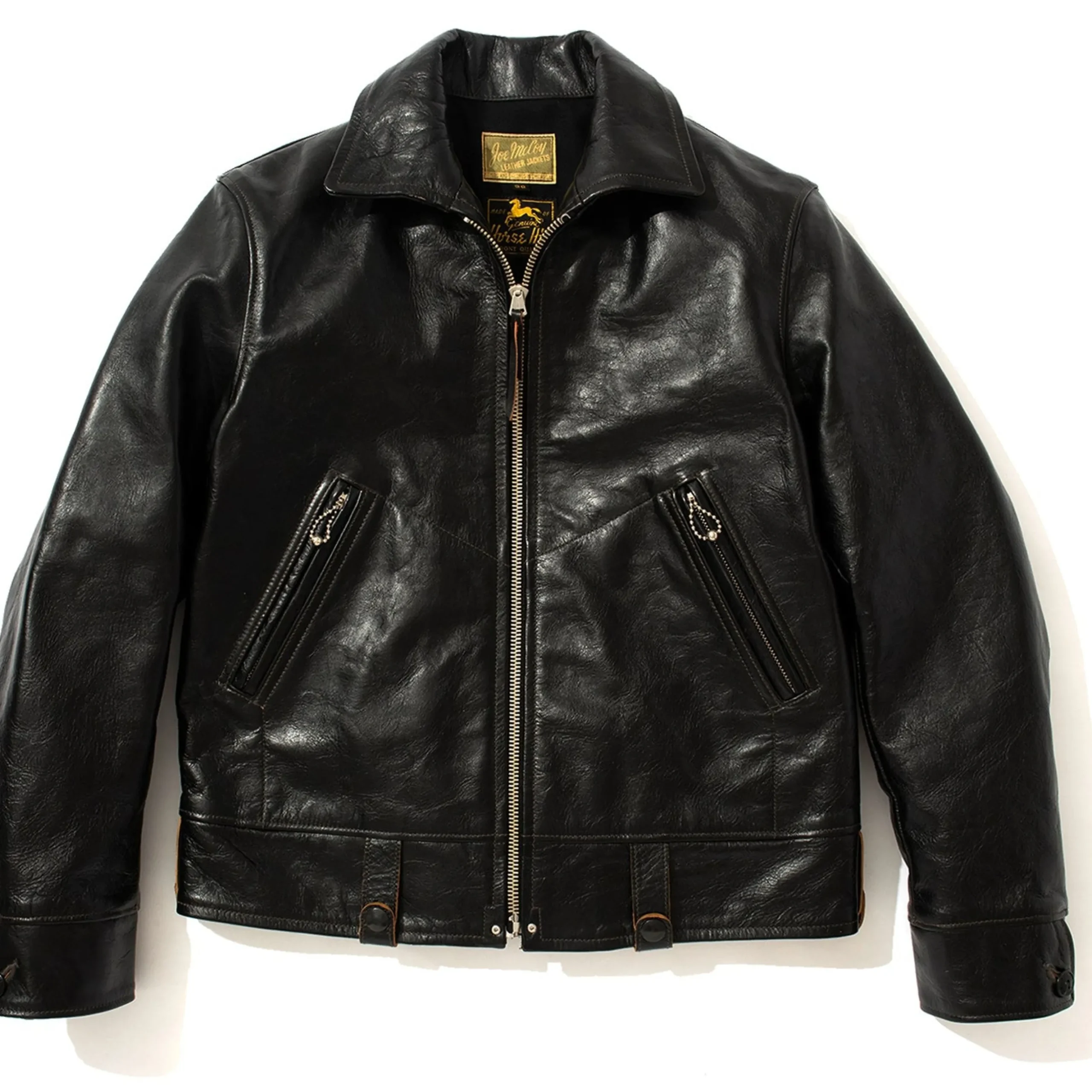 Leather-Joe McCoy 30S Sports Jacket / Mobster 030 Black