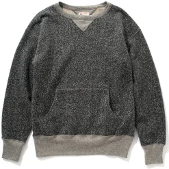 Sweatshirts-Joe McCoy Salt & Pepper Crewneck Sweatshirt 026 Grey