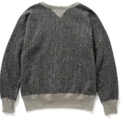 Sweatshirts-Joe McCoy Salt & Pepper Crewneck Sweatshirt 026 Grey