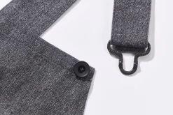 Pants-Joe McCoy Salt And Pepper Chambray Bib Overall 026 Salt&Pepper