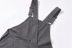 Pants-Joe McCoy Salt And Pepper Chambray Bib Overall 026 Salt&Pepper