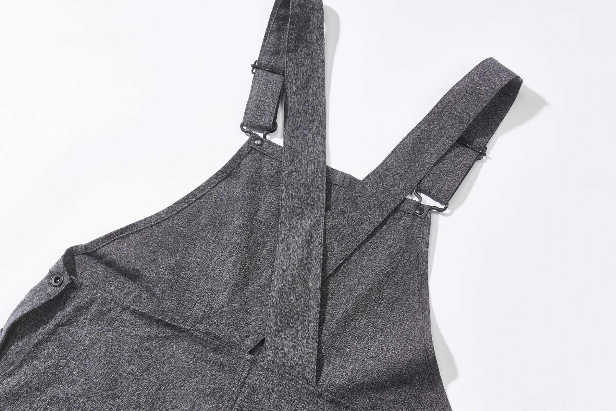 Pants-Joe McCoy Salt And Pepper Chambray Bib Overall 026 Salt&Pepper