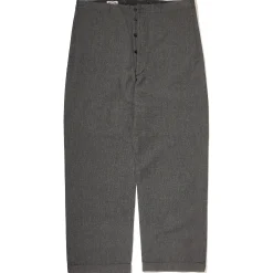 Pants-Joe McCoy Salt And Pepper Chambray Atelier Trousers 026 Salt&Pepper