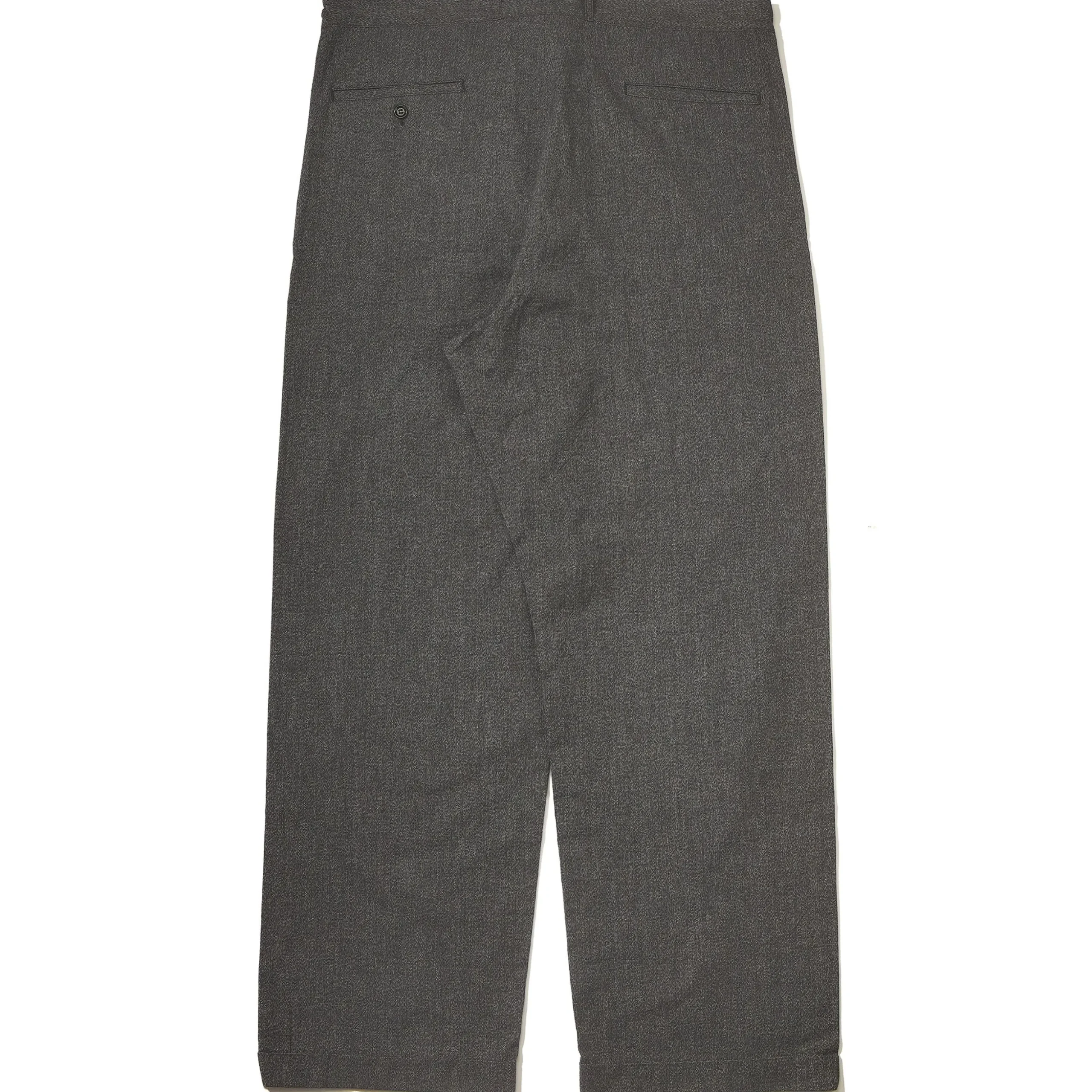 Pants-Joe McCoy Salt And Pepper Chambray Atelier Trousers 026 Salt&Pepper