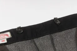 Pants-Joe McCoy Salt And Pepper Chambray Atelier Trousers 026 Salt&Pepper