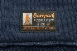 Sweatshirts-Joe McCoy Snap Button Hooded Sweatshirt 124 Midnight Blue
