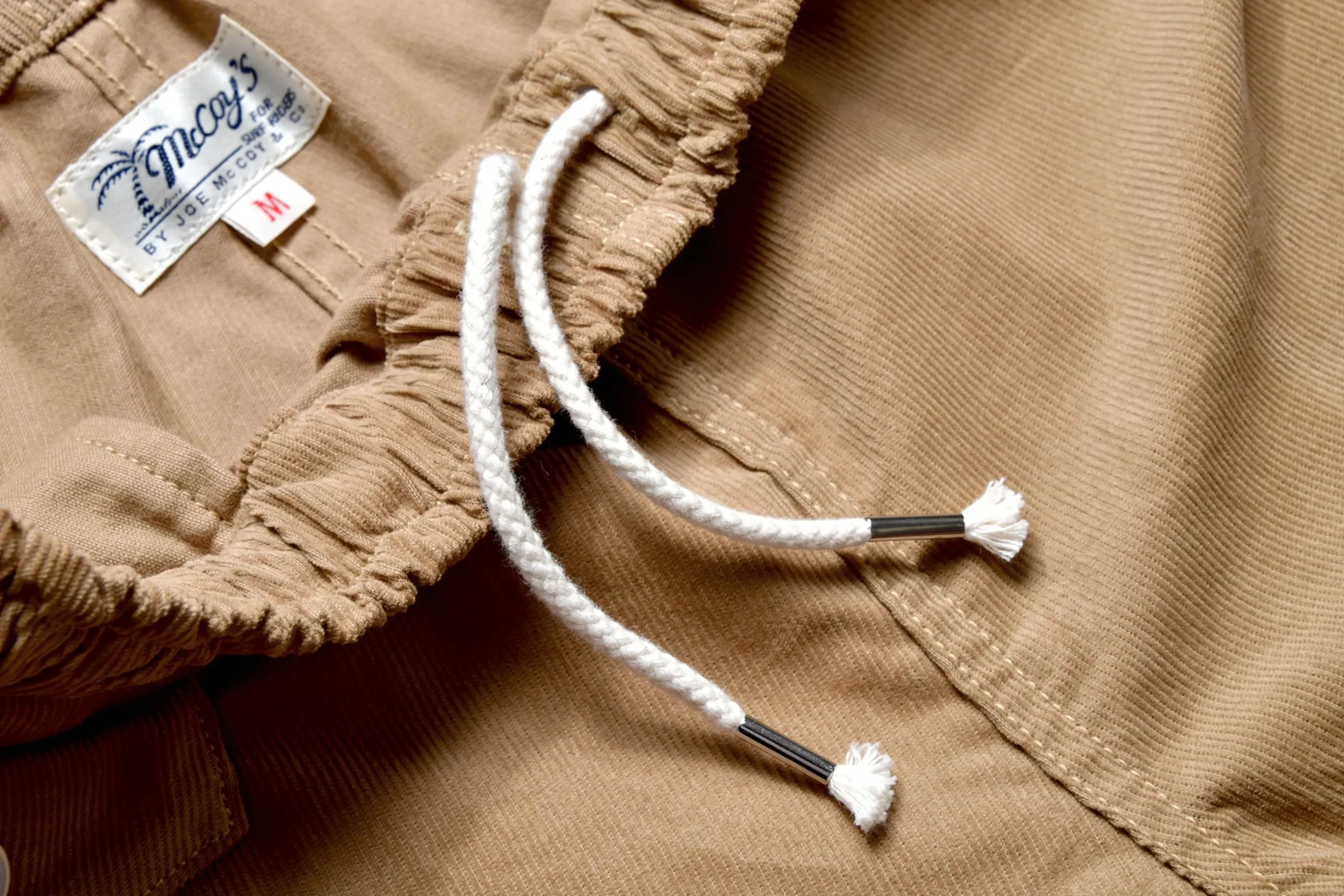 Shorts-Joe McCoy Summer Corduroy Swim Shorts 041 Beige