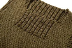 Knitwear-The Real McCoy's Sweater, Sleeveless Olive