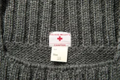 Knitwear-The Real McCoy's Sweater, Sleeveless Grey