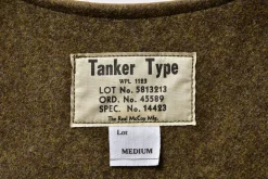 Vests-The Real McCoy's Tanker Vest / 6Th Armed Div. Khaki