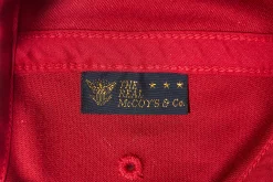 Hats-The Real McCoy's Logo Baseball Cap 090 Red