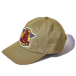 Hats-The Real McCoy's Logo Baseball Cap 040 Khaki