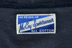 Sweatshirts-Joe McCoy Thermal Sweatshirt (Two-Tone) Navy