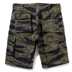 Shorts-The Real McCoy's Tiger Camouflage Shorts / Tadpole Green