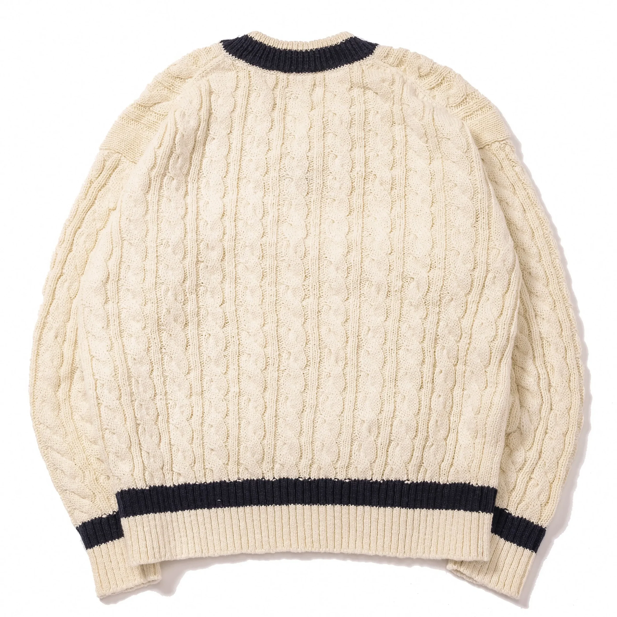 Knitwear-Joe McCoy Tilden Knit Sweater Milk