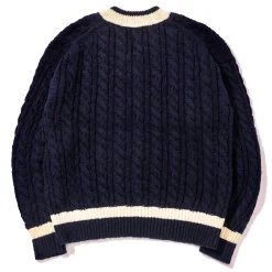 Knitwear-Joe McCoy Tilden Knit Sweater Navy