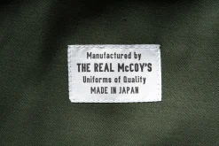 Pants-The Real McCoy's Trousers, Men'S Cotton Sateen Olive