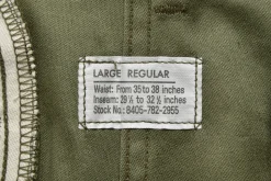 Pants-The Real McCoy's Trousers, Men'S, Field, M-65 150 Olive