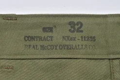 Pants-The Real McCoy's Trousers, Utility N-3 Olive