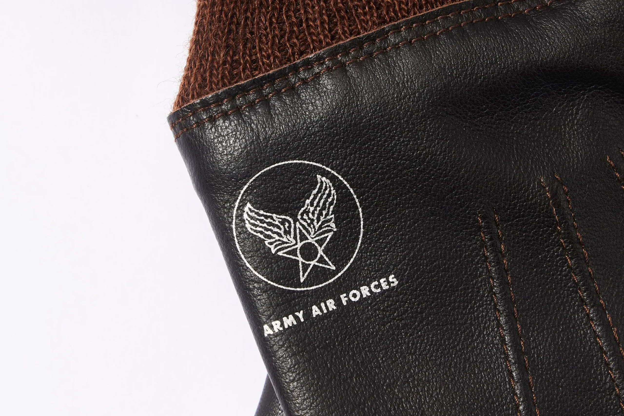 Gloves-The Real McCoy's Type A-10 Glove, Flying Winter 051 Seal Brown