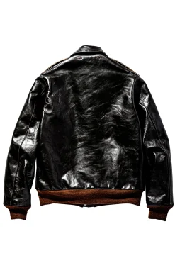 Leather-The Real McCoy's Type A-2 Real Mccoy Mfg. / Red Silk Seal Brown