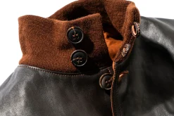 Leather-The Real McCoy's Type A-1 Real Mccoy Mfg. Co. Seal Brown
