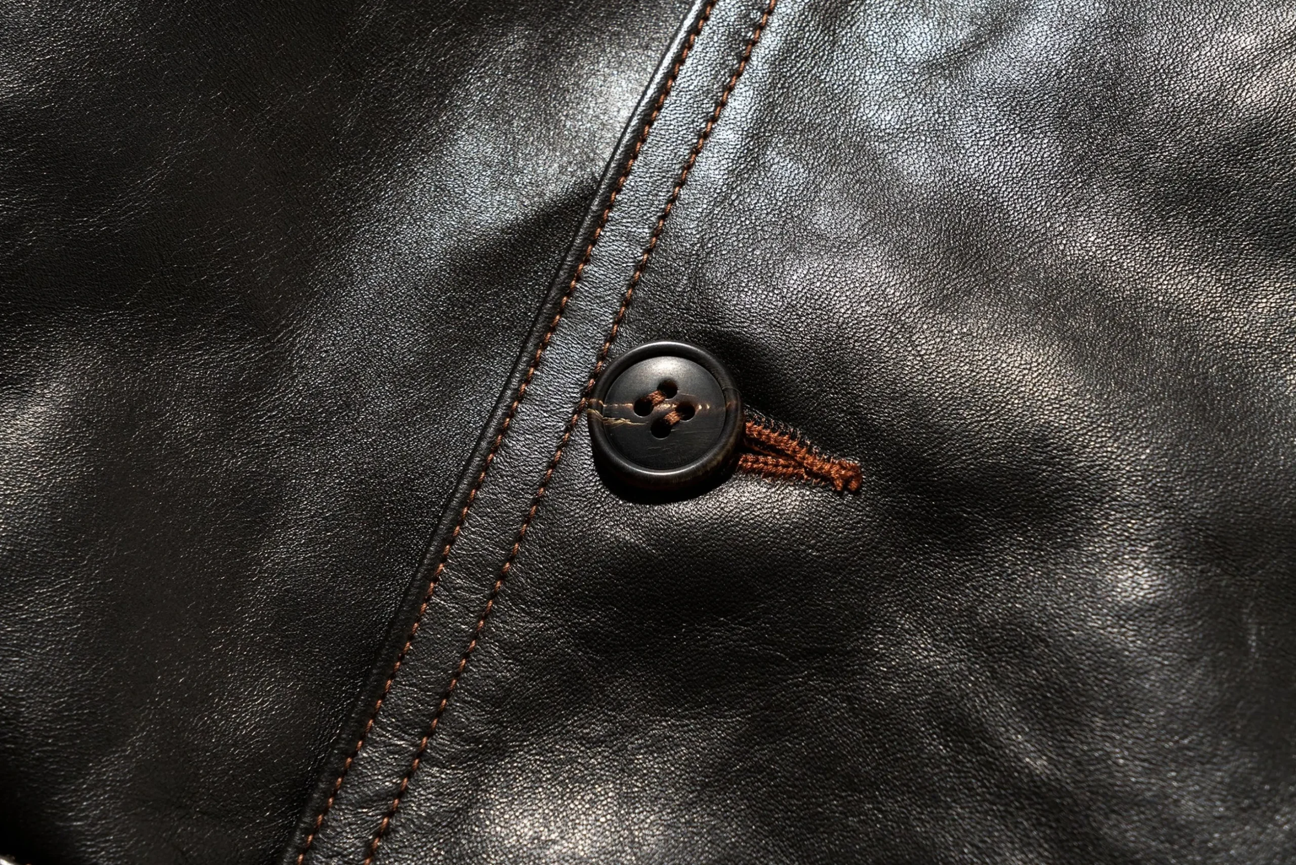 Leather-The Real McCoy's Type A-1 Real Mccoy Mfg. Co. Seal Brown