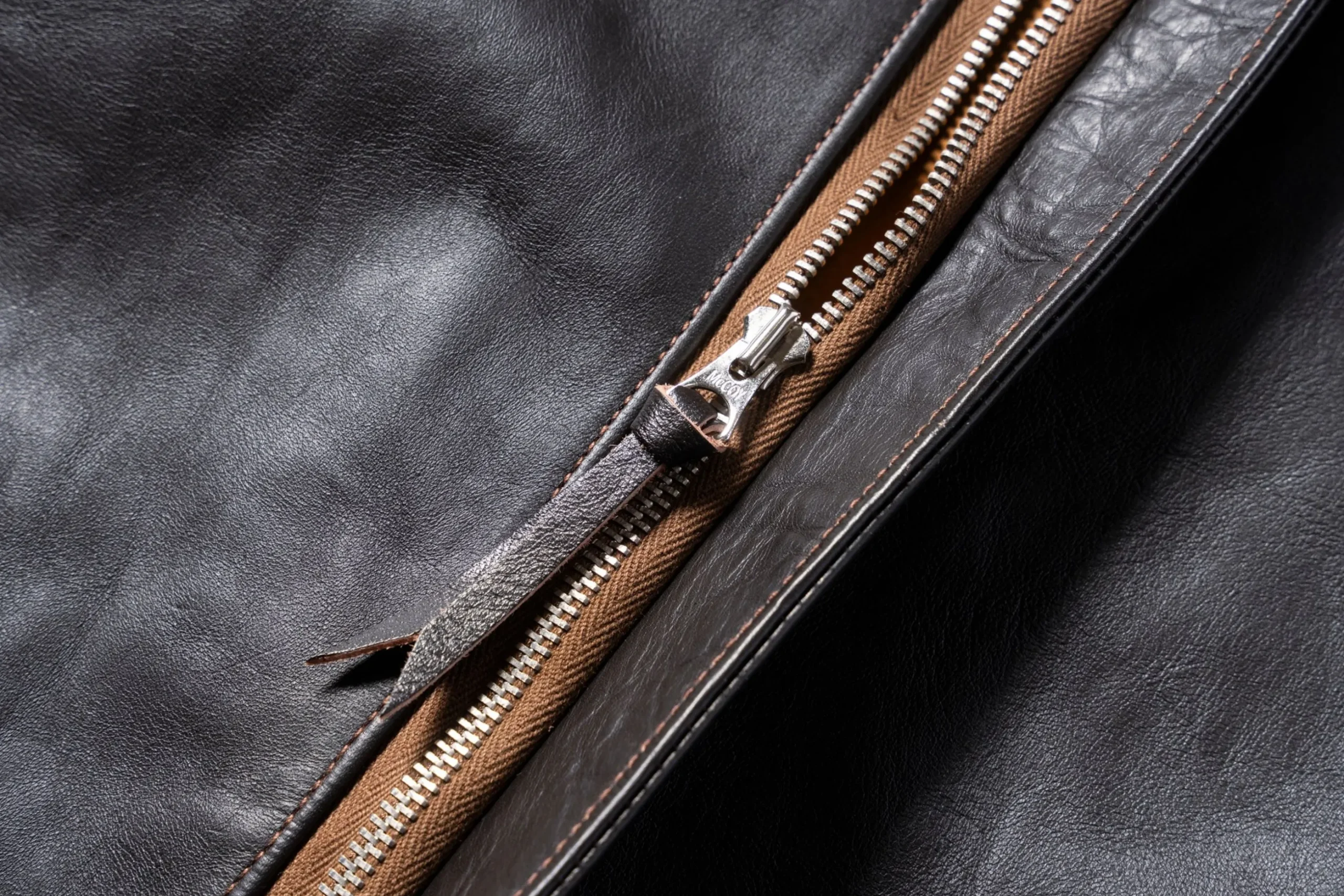 Leather-The Real McCoy's Type A-2 Real Mccoy Mfg. Co. (Model 220) 051 Seal Brown