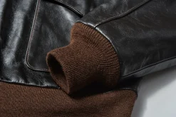 Leather-The Real McCoy's Type A-2 Real Mccoy Mfg. Co. (Model 220) 051 Seal Brown