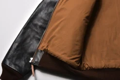 Leather-The Real McCoy's Type A-2 Real Mccoy Mfg. Co. (Model 220) 051 Seal Brown